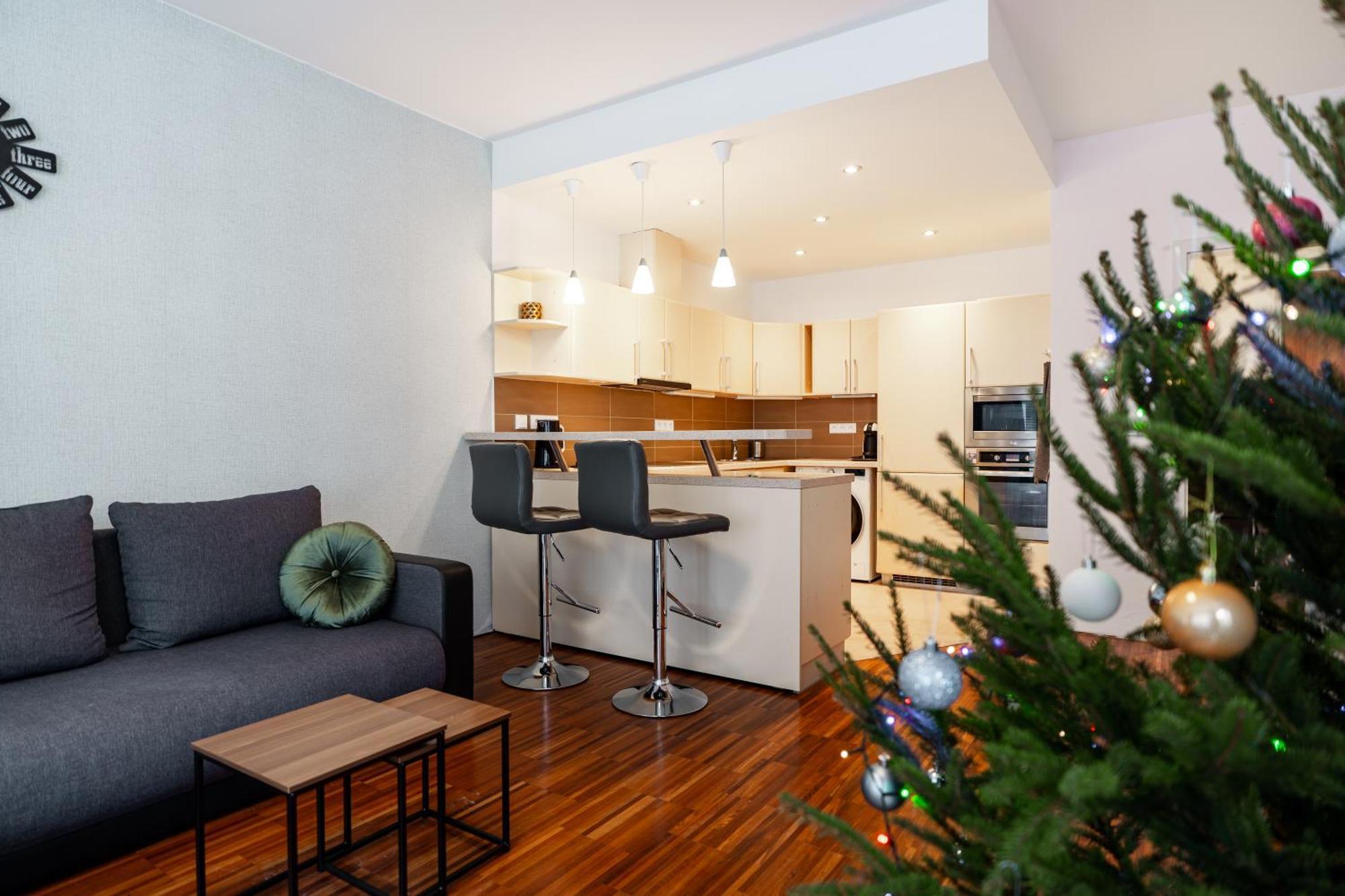 Auriapartments Karlin 2Kk S Terasou A Parkovanim 프라하 외부 사진